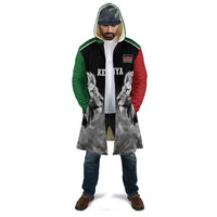 Kenya Rugby Custom Cloak Black Kenyan 22-23 Motif - Wonder Print Shop