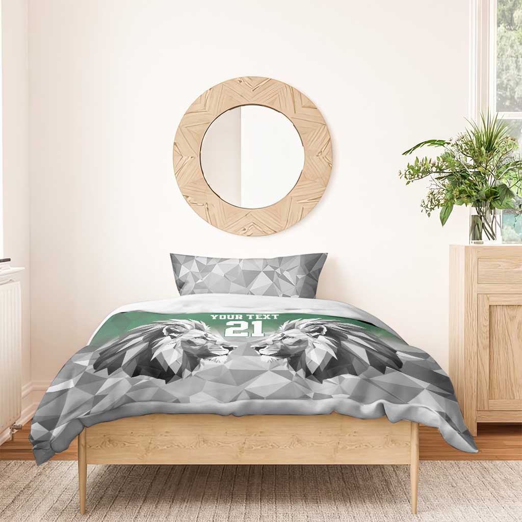 Kenya Rugby Custom Bedding Set Green Kenyan 22-23 Motif - Wonder Print Shop