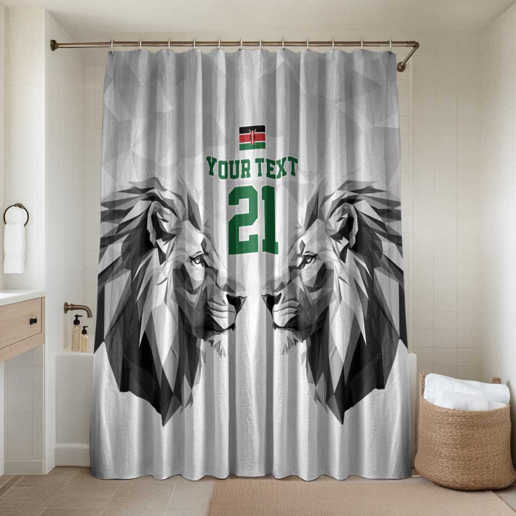 Kenya Rugby Custom Bathroom Set White Kenyan 22-23 Motif - Wonder Print Shop