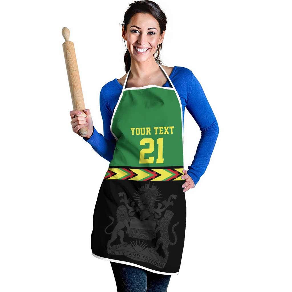 Malawi Cricket Custom Apron Malawi Chevron Pattern - Wonder Print Shop