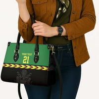 Malawi Cricket Custom Leather Bag Malawi Chevron Pattern - Wonder Print Shop
