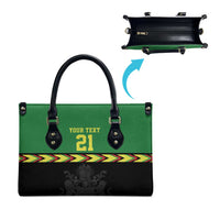 Malawi Cricket Custom Leather Bag Malawi Chevron Pattern - Wonder Print Shop