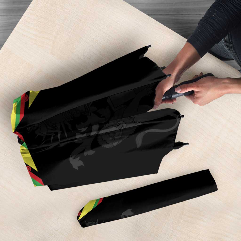 Malawi Cricket Custom Umbrella Malawi Chevron Pattern - Wonder Print Shop