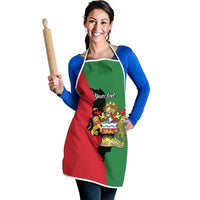 Malawi Flag Map Apron Simple Malawi Emblem Coat of Arms - Wonder Print Shop