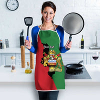 Malawi Flag Map Apron Simple Malawi Emblem Coat of Arms - Wonder Print Shop