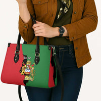 Malawi Flag Map Leather Bag Simple Malawi Emblem Coat of Arms - Wonder Print Shop