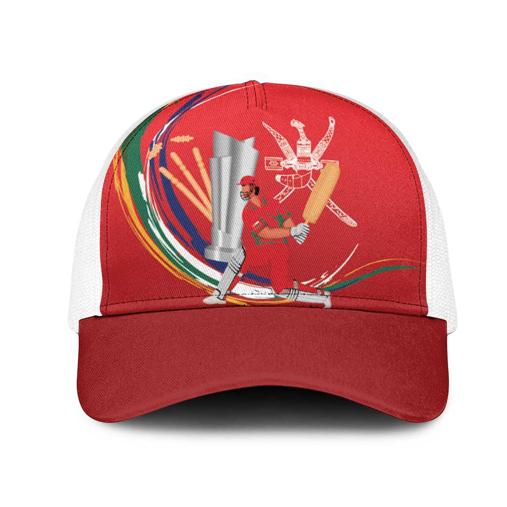 Cricket Oman East Asia-Pacific Mesh Trucker Cap Oman Home Victory Spirit - Wonder Print Shop