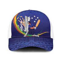 Cricket Samoa East Asia-Pacific Baseball Net Cap Samoa Storming the Limits - Wonder Print Shop