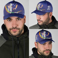 Custom Cricket Samoa East Asia-Pacific Classic Cap Samoa Storming the Limits - Wonder Print Shop