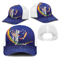 Cricket Samoa East Asia-Pacific Mesh Trucker Cap Samoa Storming the Limits - Wonder Print Shop