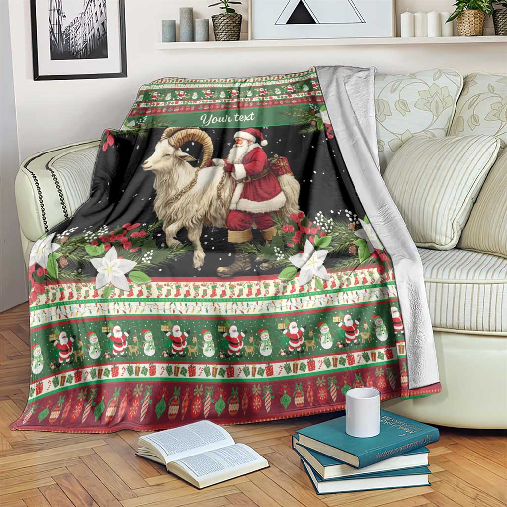 Yule Goat Personalized Blanket Scandanavian Mythology