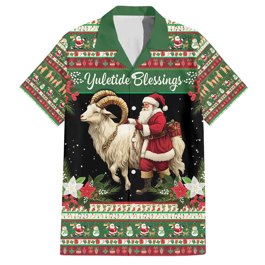 Yule Goat Personalized Hawaiian Shirt Scandanavian Mythology - Wonder Print Shop