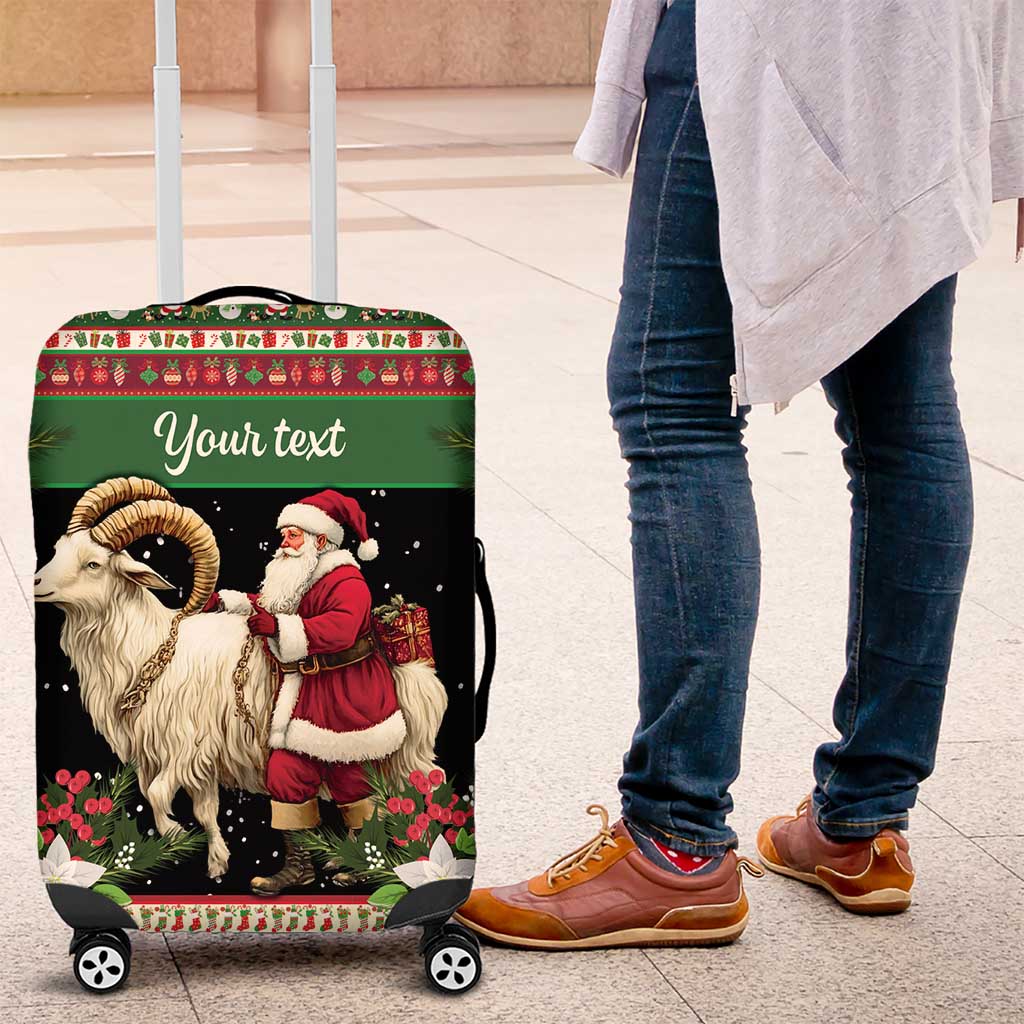 Yule Goat Personalized Luggage Cover Scandanavian Mythology - Wonder Print Shop