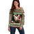 Yule Goat Personalized Off Shoulder Sweater Scandanavian Mythology - Wonder Print Shop