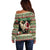 Yule Goat Personalized Off Shoulder Sweater Scandanavian Mythology - Wonder Print Shop