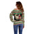 Yule Goat Personalized Off Shoulder Sweater Scandanavian Mythology - Wonder Print Shop