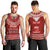 Personalised Toa Samoa Christmas Men Tank Top Samoa Siva Tau Manuia Le Kerisimasi Red Vibe - Wonder Print Shop