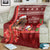 Funny Moo Deng Christmas Blanket