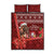 Funny Moo Deng Christmas Quilt Bed Set - Wonder Print Shop