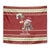 Moo Deng Moo-Ry Christmas Tapestry Santa Baby Pygmy Hippo