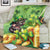 Leprechaun Moo Deng St Patricks Day Blanket