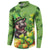 Leprechaun Moo Deng St Patricks Day Button Sweatshirt LT9 - Wonder Print Shop