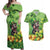 Leprechaun Moo Deng St Patricks Day Couples Matching Off Shoulder Maxi Dress and Hawaiian Shirt LT9 - Wonder Print Shop