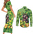 Leprechaun Moo Deng St Patricks Day Couples Matching Short Sleeve Bodycon Dress and Long Sleeve Button Shirt LT9 - Wonder Print Shop