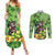 Leprechaun Moo Deng St Patricks Day Couples Matching Summer Maxi Dress and Long Sleeve Button Shirt LT9 - Wonder Print Shop