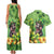 Leprechaun Moo Deng St Patricks Day Couples Matching Tank Maxi Dress and Hawaiian Shirt LT9 - Wonder Print Shop