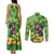 Leprechaun Moo Deng St Patricks Day Couples Matching Tank Maxi Dress and Long Sleeve Button Shirt LT9 - Wonder Print Shop