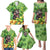 Leprechaun Moo Deng St Patricks Day Family Matching Puletasi and Hawaiian Shirt - Wonder Print Shop