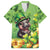 Leprechaun Moo Deng St Patricks Day Family Matching Puletasi and Hawaiian Shirt - Wonder Print Shop