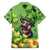 Leprechaun Moo Deng St Patricks Day Family Matching Puletasi and Hawaiian Shirt - Wonder Print Shop