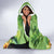 Leprechaun Moo Deng St Patricks Day Hooded Blanket