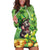 Leprechaun Moo Deng St Patricks Day Hoodie Dress - Wonder Print Shop