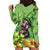 Leprechaun Moo Deng St Patricks Day Hoodie Dress - Wonder Print Shop