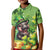 Leprechaun Moo Deng St Patricks Day Kid Polo Shirt - Wonder Print Shop