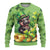 Leprechaun Moo Deng St Patricks Day Ugly Christmas Sweater - Wonder Print Shop