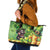 Leprechaun Moo Deng St Patricks Day Leather Tote Bag - Wonder Print Shop