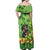 Leprechaun Moo Deng St Patricks Day Off Shoulder Maxi Dress - Wonder Print Shop