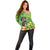 Leprechaun Moo Deng St Patricks Day Off Shoulder Sweater - Wonder Print Shop