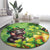 Leprechaun Moo Deng St Patricks Day Round Carpet