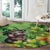 Leprechaun Moo Deng St Patricks Day Round Carpet