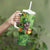 Leprechaun Moo Deng St Patricks Day Tumbler With Handle - Wonder Print Shop