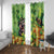 Leprechaun Moo Deng St Patricks Day Window Curtain - Wonder Print Shop