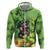 Leprechaun Moo Deng St Patricks Day Zip Hoodie - Wonder Print Shop