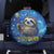 Sloth Life Is The Best Life Spare Tire Cover with Starry Night Sky - Wonder Print Shop