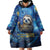 Sloth Life Is The Best Life Wearable Blanket Hoodie with Starry Night Sky