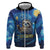 Sloth Life Is The Best Life Zip Hoodie with Starry Night Sky - Wonder Print Shop